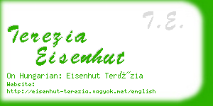 terezia eisenhut business card